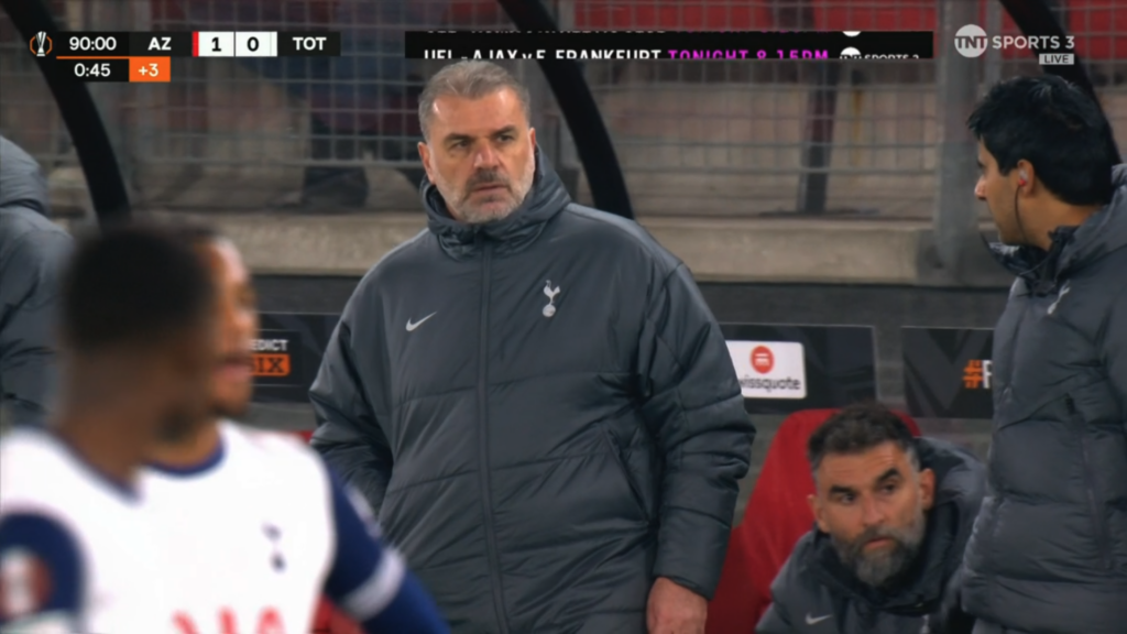 Tottenham manager Ange Postecoglou