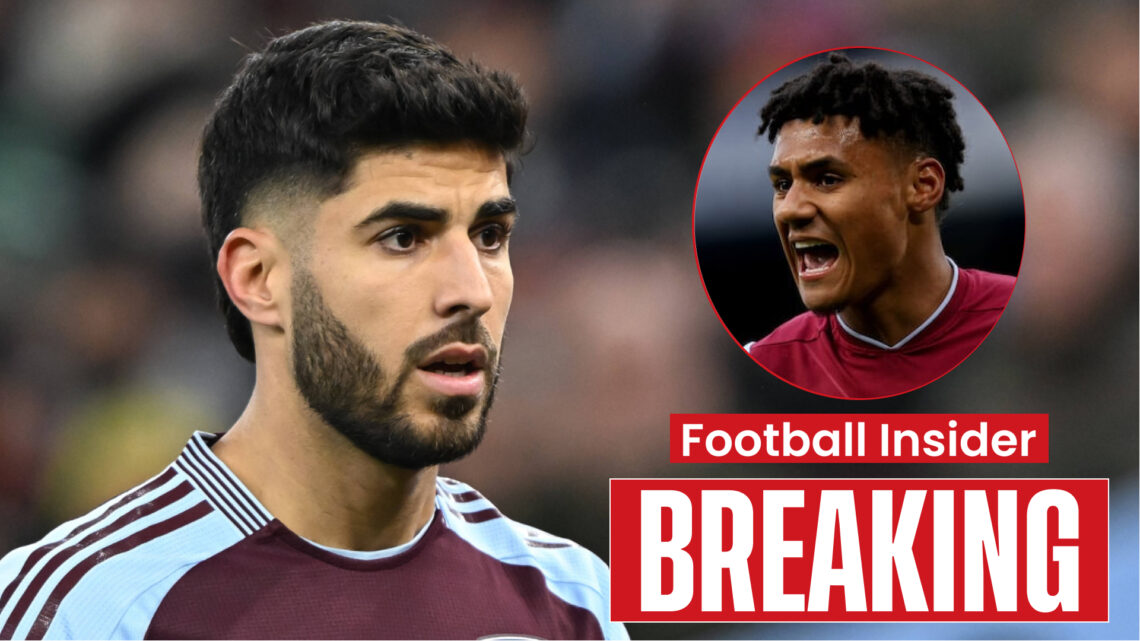 Aston Villa players Ollie Watkins and Marco Asensio