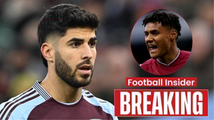 Aston Villa players Ollie Watkins and Marco Asensio