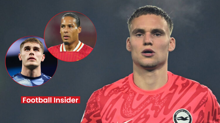 Bart Verbruggen, Micky van de Ven, Virgil van Dijk, Brighton