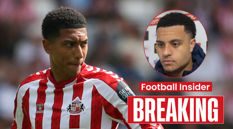 Sunderland midfielder Jobe Bellingham and Burnley defender CJ Egan-Riley