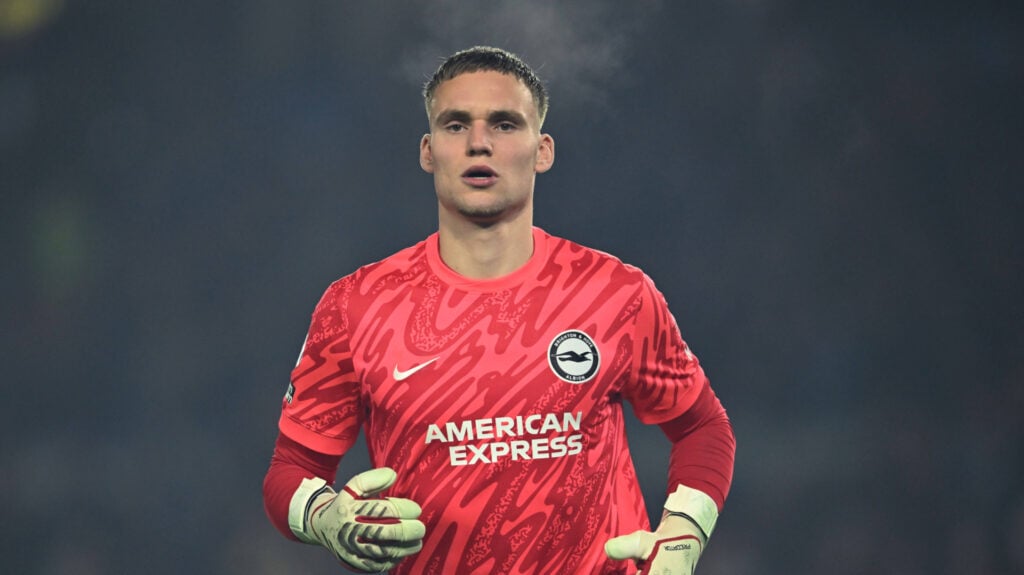 Brighton goalkeeper Bart Verbruggen
