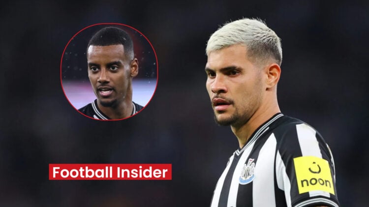 Newcastle striker Isak and midfielder Bruno Giimaraes