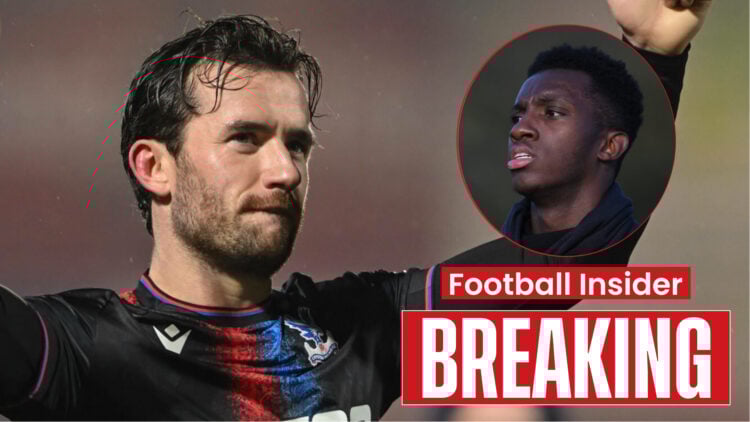 Crystal Palace players Ben Chilwell and Eddie Nketiah