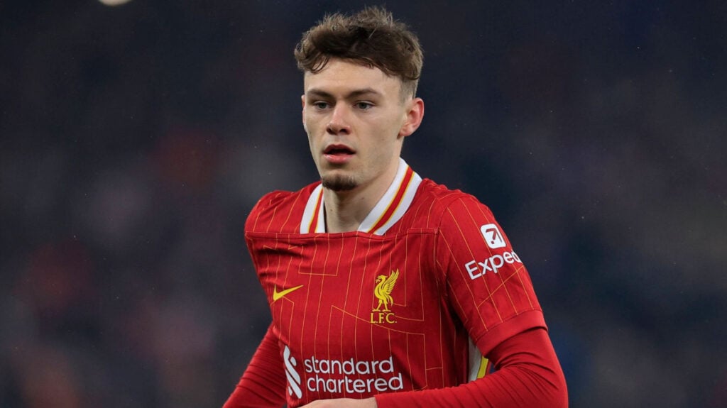 Liverpool right-back Conor Bradley