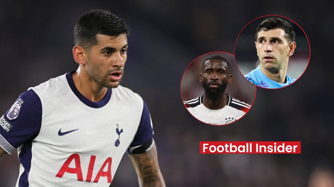 Cristian Romero, Antonio Rudiger, Emi Martinez, Tottenham