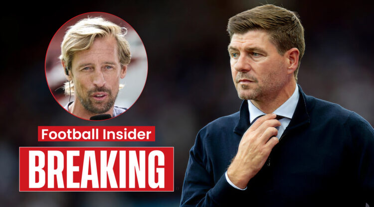 Former Liverpool players Steven Gerrard and Peter Crouch