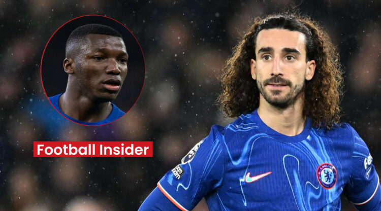 Chelsea players Marc Cucurella and Moises Caicedo