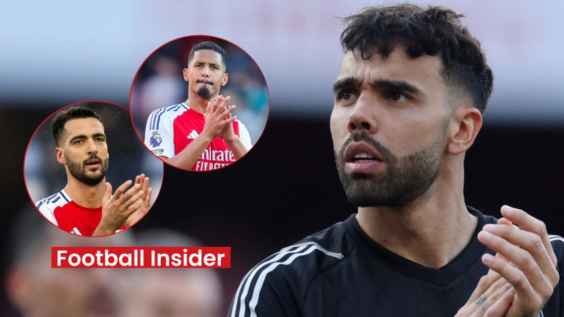 David Raya, William Saliba, Mikel Merino, Arsenal