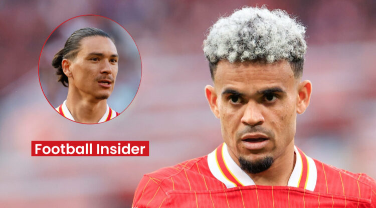 Liverpool players Darwin Nunez and Luis Diaz