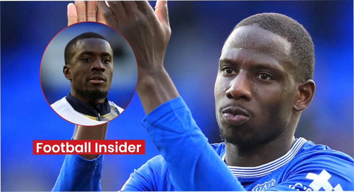Everton players Abdoulaye Doucoure and Idrissa Gueye