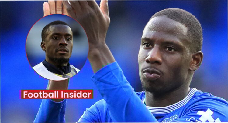 Everton players Abdoulaye Doucoure and Idrissa Gueye
