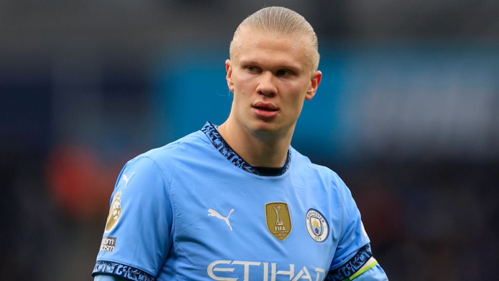Man City striker Erling Haaland