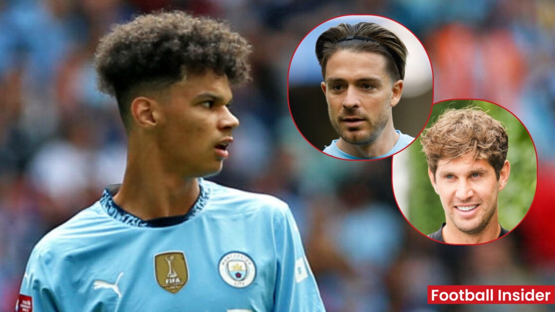 Nico O'Reilly Jack Grealish John Stones Manchester City