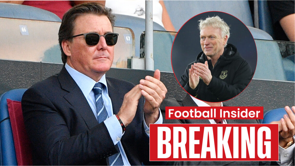 Everton owner Dan Friedkin and manager David Moyes