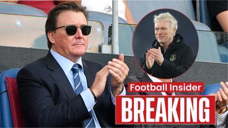 Everton owner Dan Friedkin and manager David Moyes
