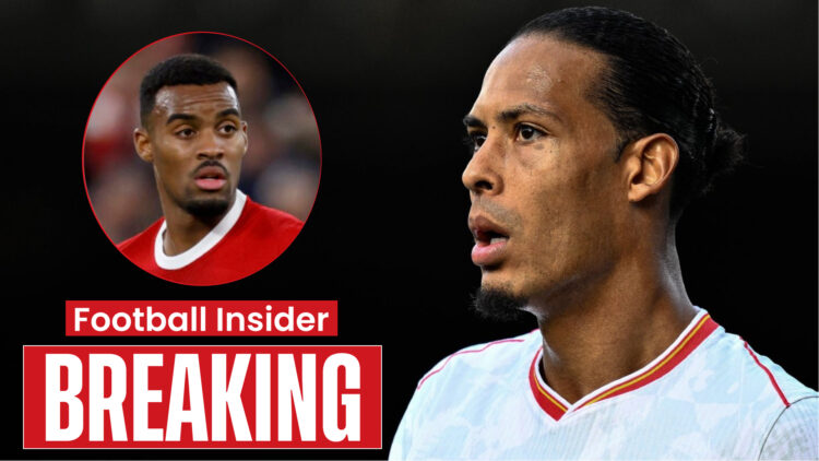 Liverpool players Ryan Gravenberch and Virgil van Dijk