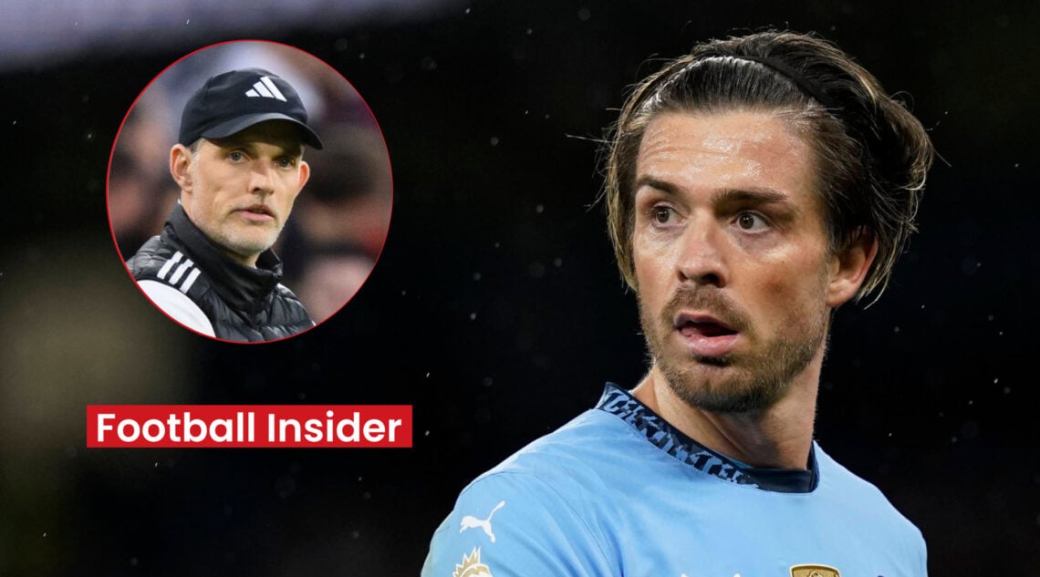 Man City winger Jack Grealish and England manager Thomas Tuchel