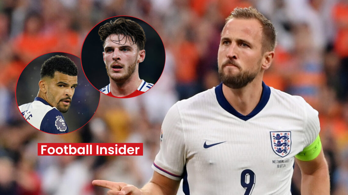 Harry Kane, Dominic Solanke, Declan Rice, England, Tottenham, Arsenal