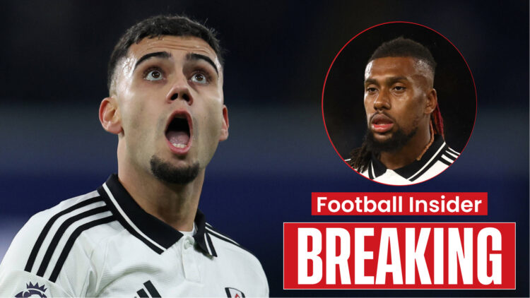 Fulham midfielders Andreas Pereira and Alex Iwobi