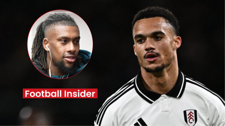 Fulham players Antonee Robinson and Alex Iwobi