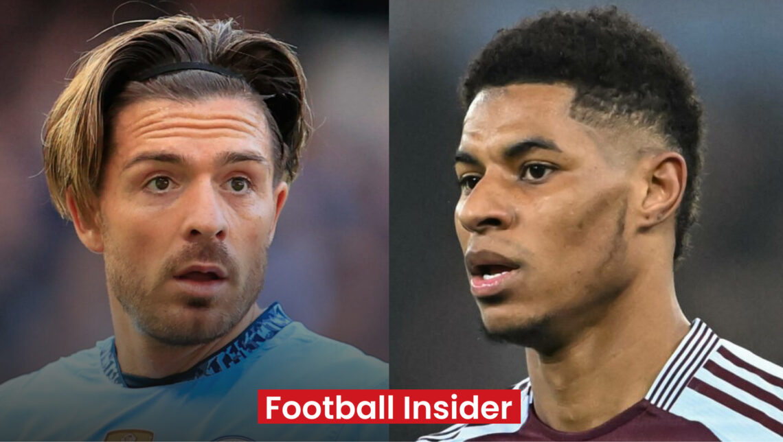 Jack Grealish, Marcus Rashford, Man City