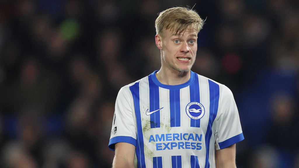 Brighton defender Jan Paul van Hecke