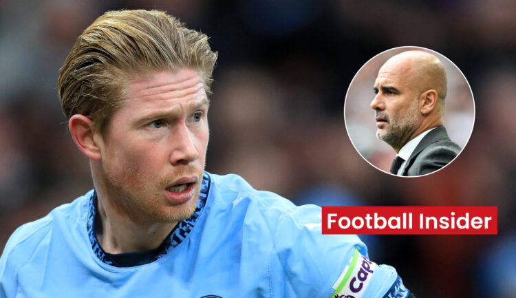 Kevin De Bruyne Pep Guardiola Man City
