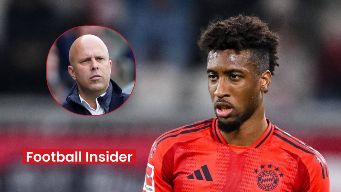 Bayern Munich winger Coman and Arne Slot