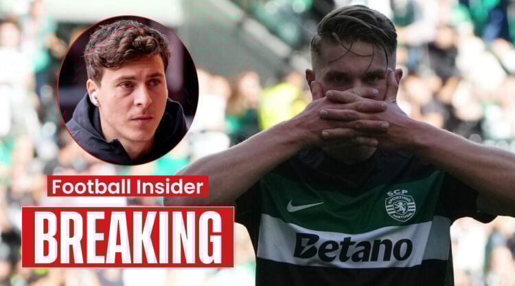 Man United defender Victor Lindelof and Sporting CP striker Viktor Gyokeres