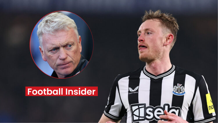 Everton manager David Moyes and Newcastle midfielder Sean Longstaff