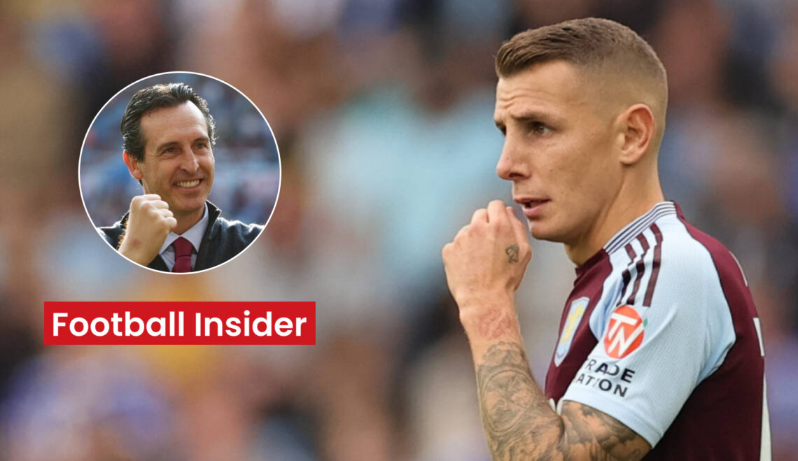 Lucas Digne, Unai Emery, Aston Villa