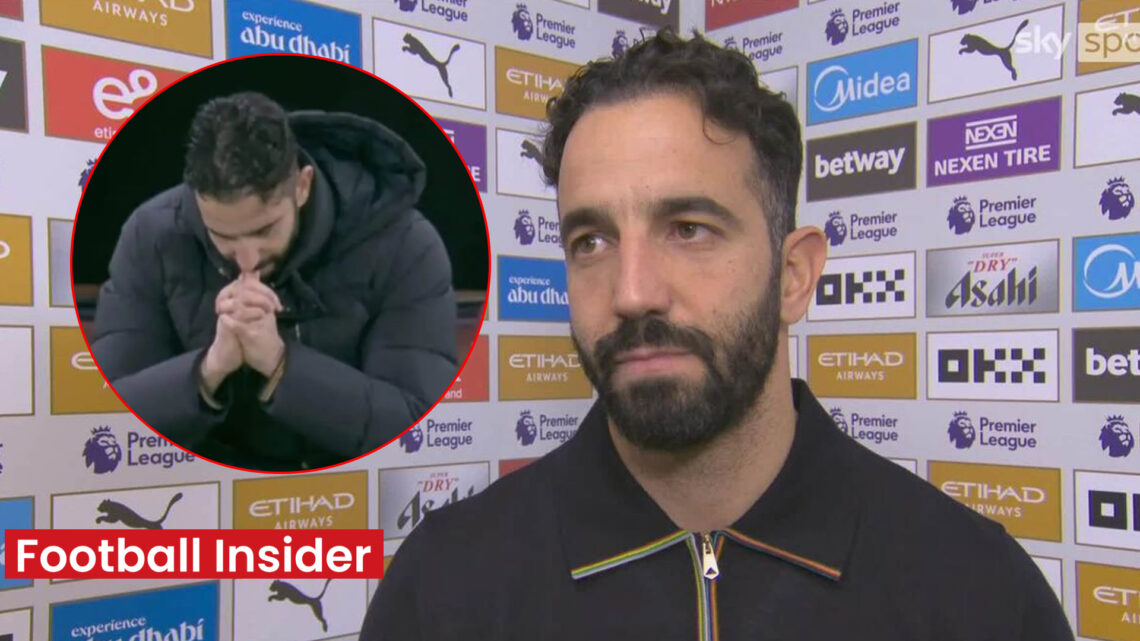 Man United manager Ruben Amorim