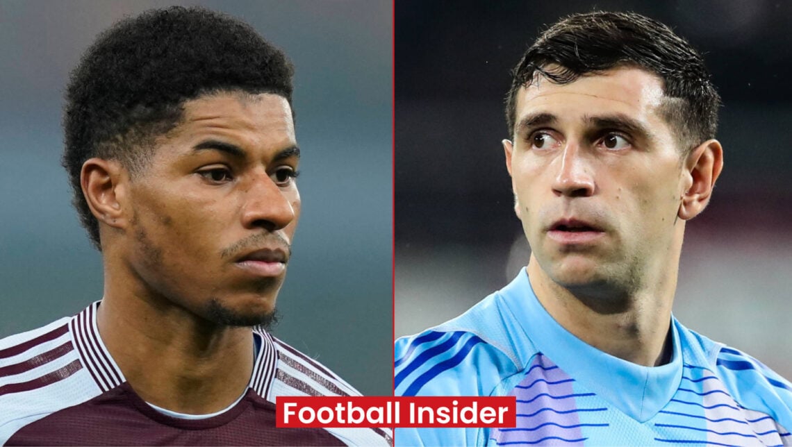 Marcus Rashford, Emi Martinez, Aston Villa