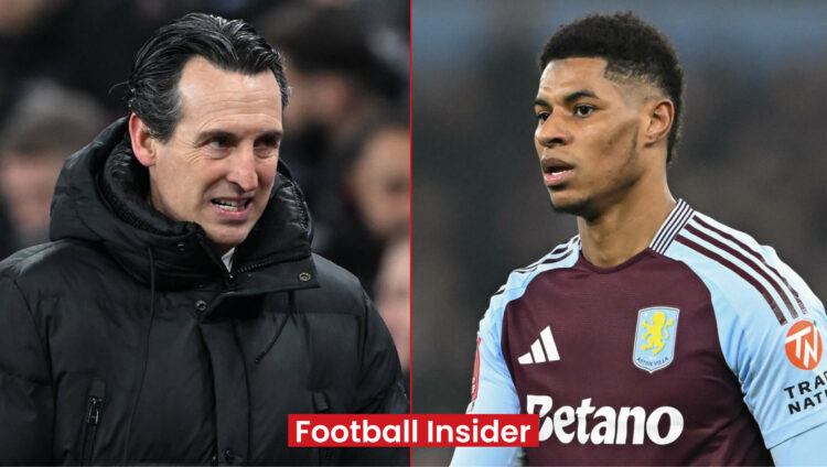 Marcus Rashford, Unai Emery, Aston Villa