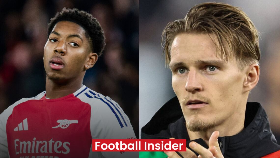 Martin Odegaard, Myles Lewis-Skelly, Arsenal
