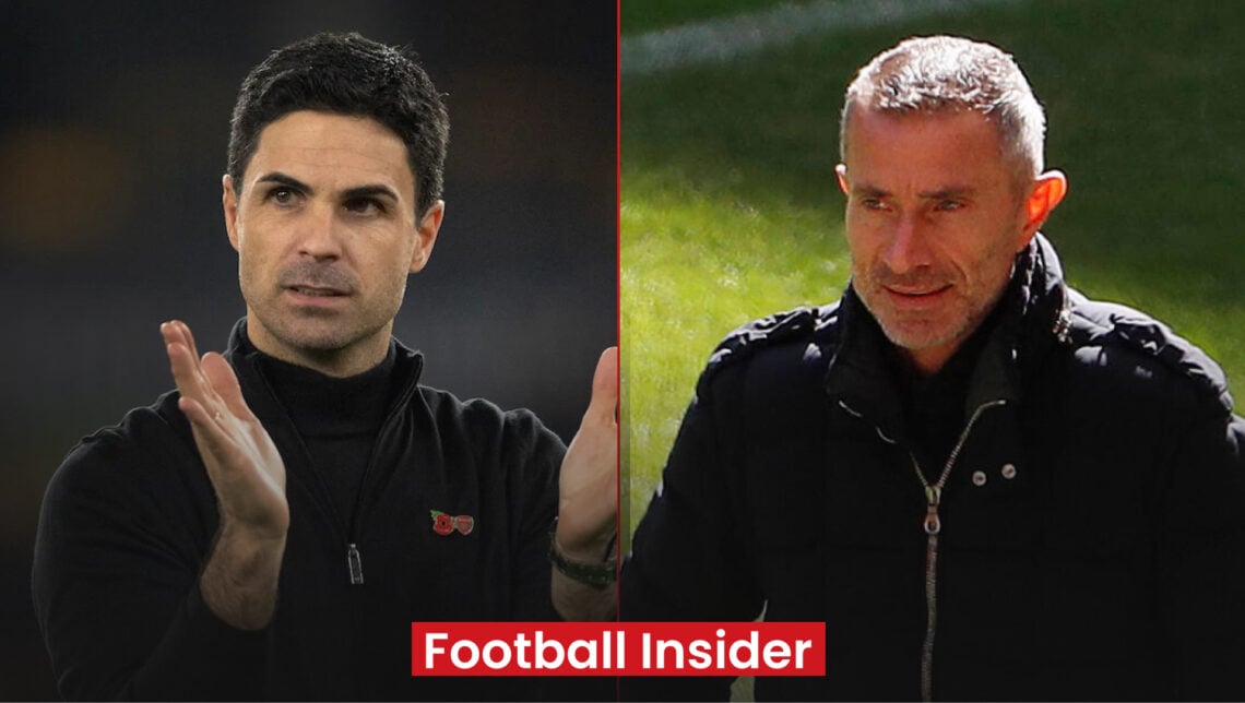 Arsenal manager Mikel Arteta and sporting director Andrea Berta