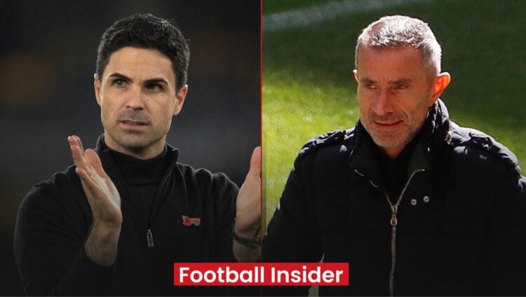Arsenal manager Mikel Arteta and sporting director Andrea Berta