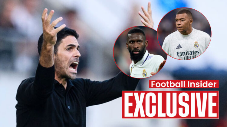 Mikel Arteta, Antonio Rudiger, Kylian Mbappe, Arsenal