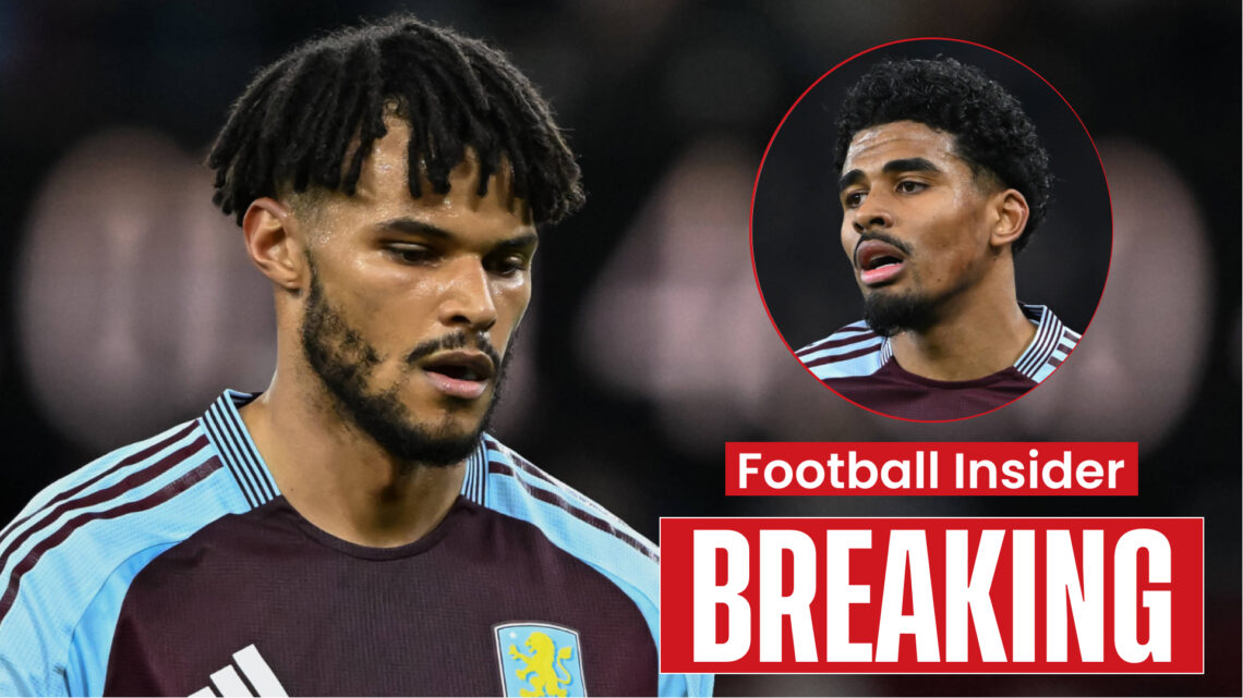 Aston Villa defender Ian Maatsen and Tyrone Mings