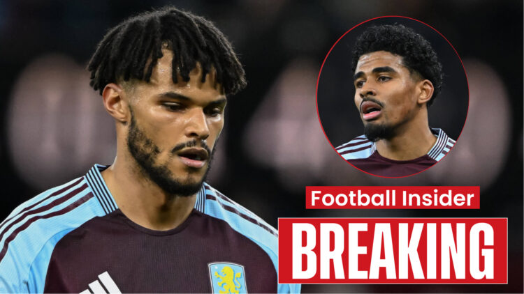 Aston Villa defender Ian Maatsen and Tyrone Mings
