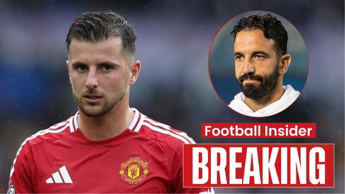 Man United manager Ruben Amorim and midfielder Mason Mount