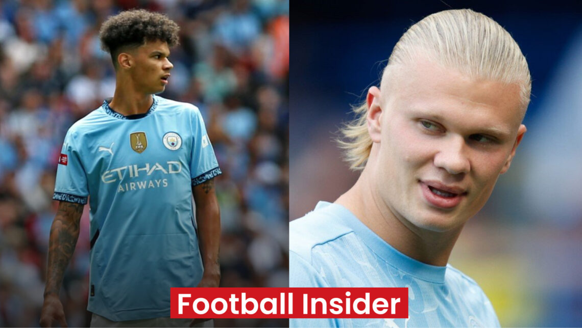 Nico O'Reilly, Erling Haaland, Man City