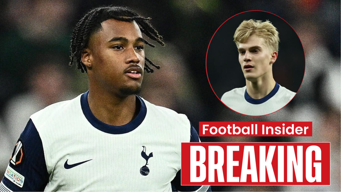 Tottenham players Wilson Odobert and Lucas Bergvall