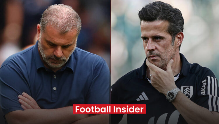 Fulham manager Marco Silva and Ange Postecoglou