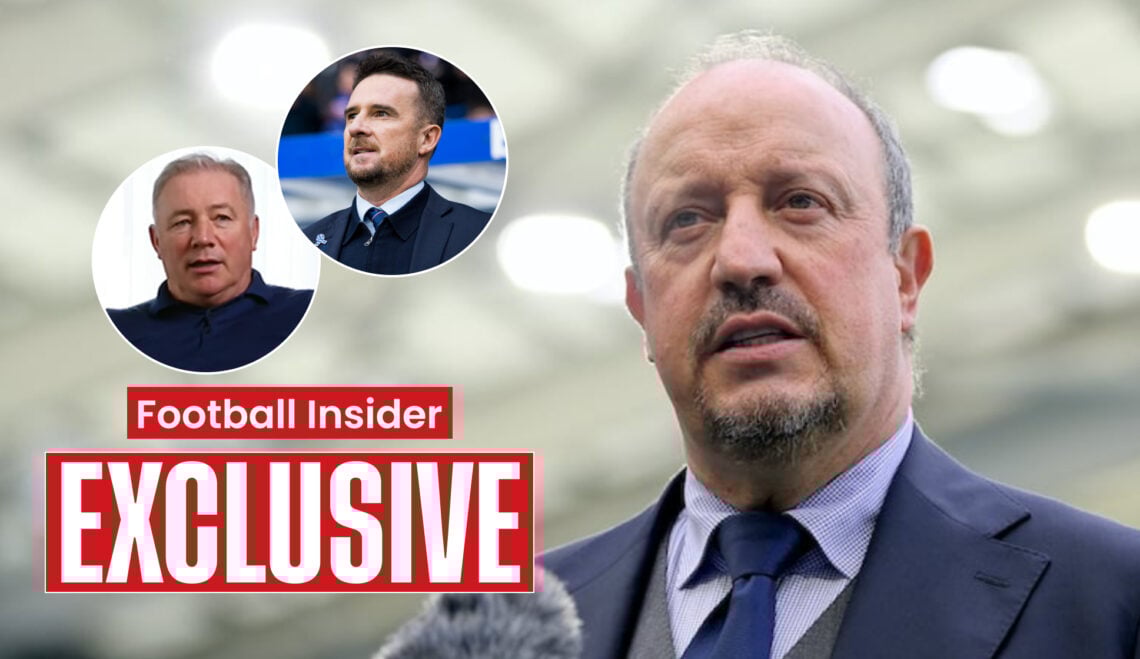 Rafa Benitez, Ally McCoist, Barry Ferguson, Rangers