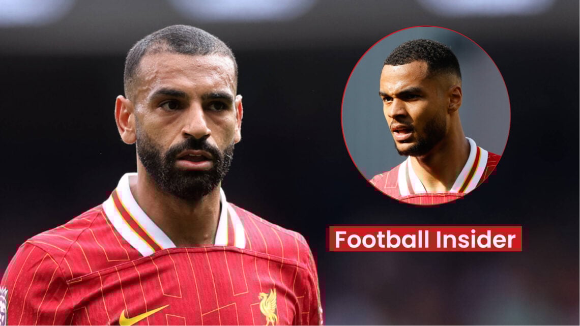 Liverpool players Mohamed Salah and Cody Gakpo