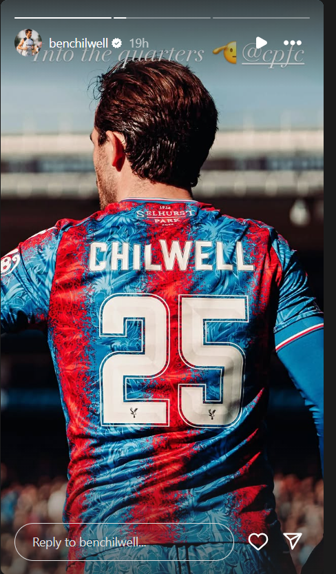 Ben Chilwell celebrates win