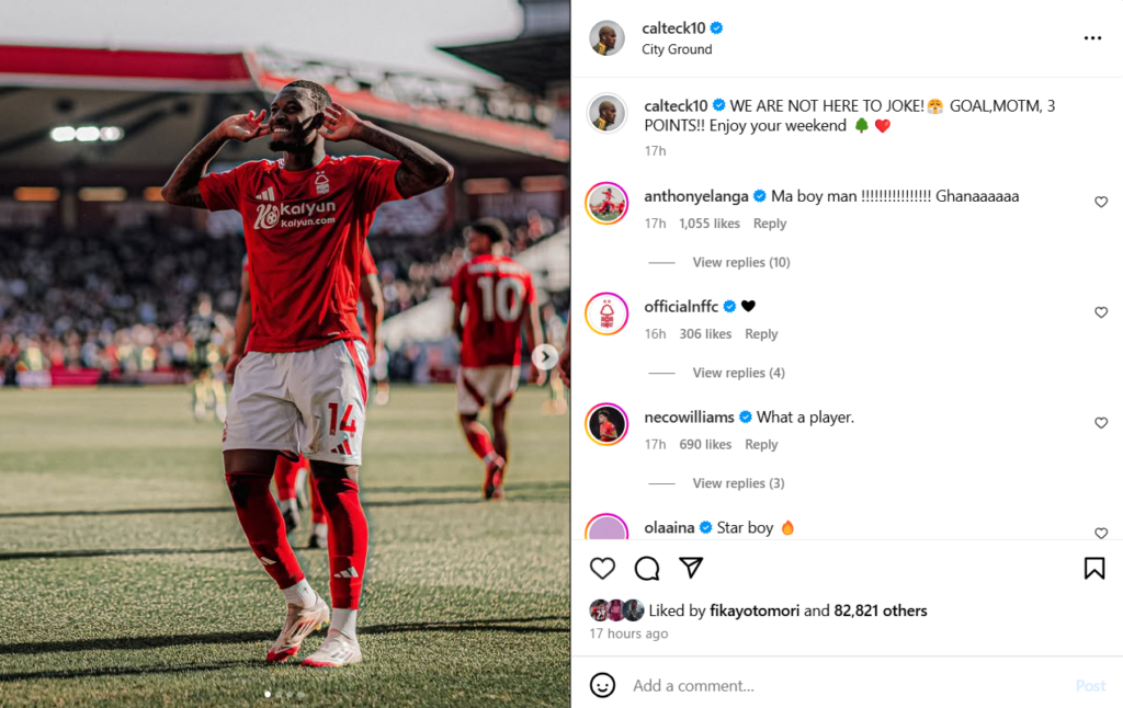 Callum Hudson Odoi celebrates