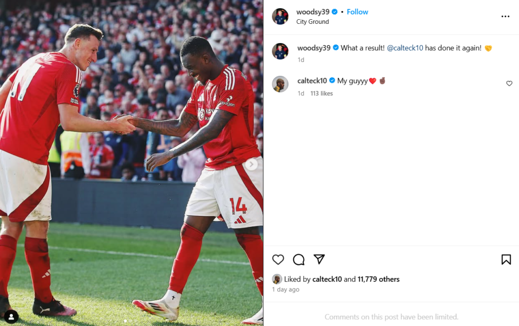 Chris Wood and Callum Hudson-Odoi together